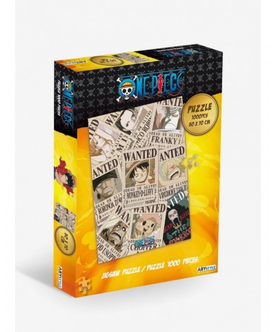 One Piece Wanted Posters 1000 Piece Puzzle $6.77 Puzzles