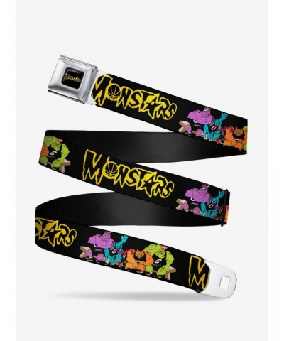 Space Jam Monstars Logo Character Group Pose Seatbelt Belt $11.70 Belts